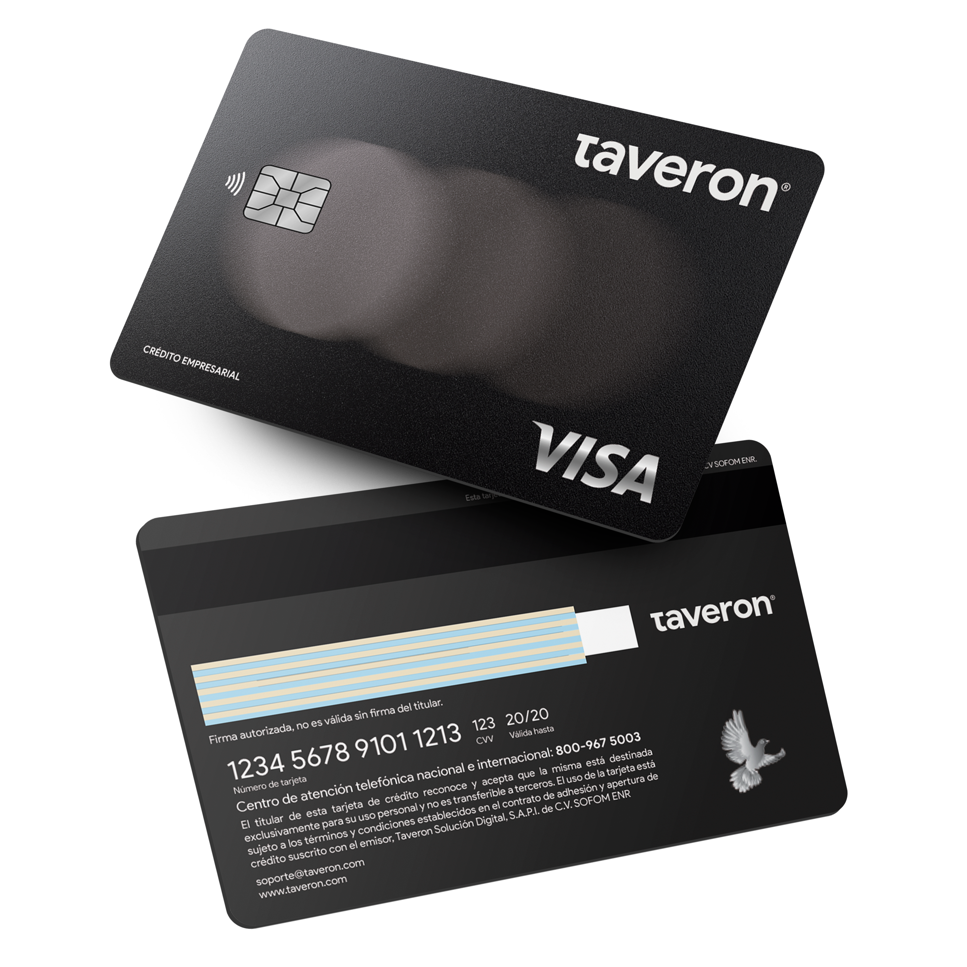 Tarjetas Taveron Empresariales